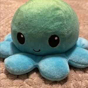 Charming Plush Octopus Toy in Green and Blue